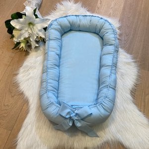 Baby nest Classic Love Blue