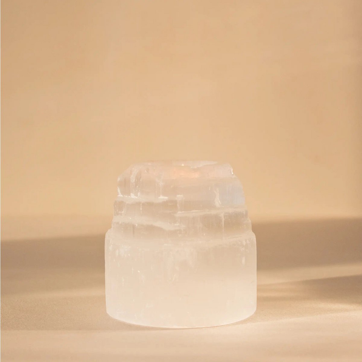 Selenite Tealight Tower