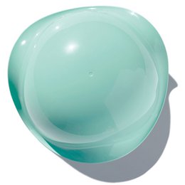 Mint green stacking toy with a unique shape, designed for babies and toddlers to play and explore.