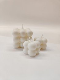 Set of 3 Bubble Candles | rapeseed wax
