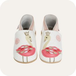 Pantuflas bebe piel suave Flamencos