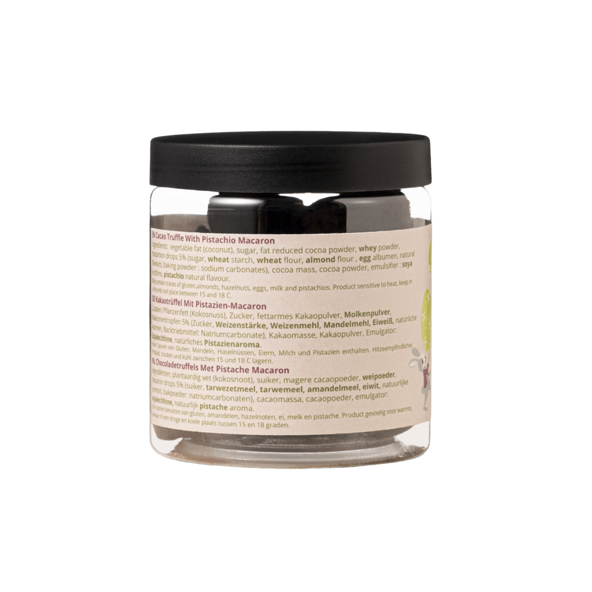 Pistachio Macaroon Chocolate Truffles - 130g Easter Gifting Jar