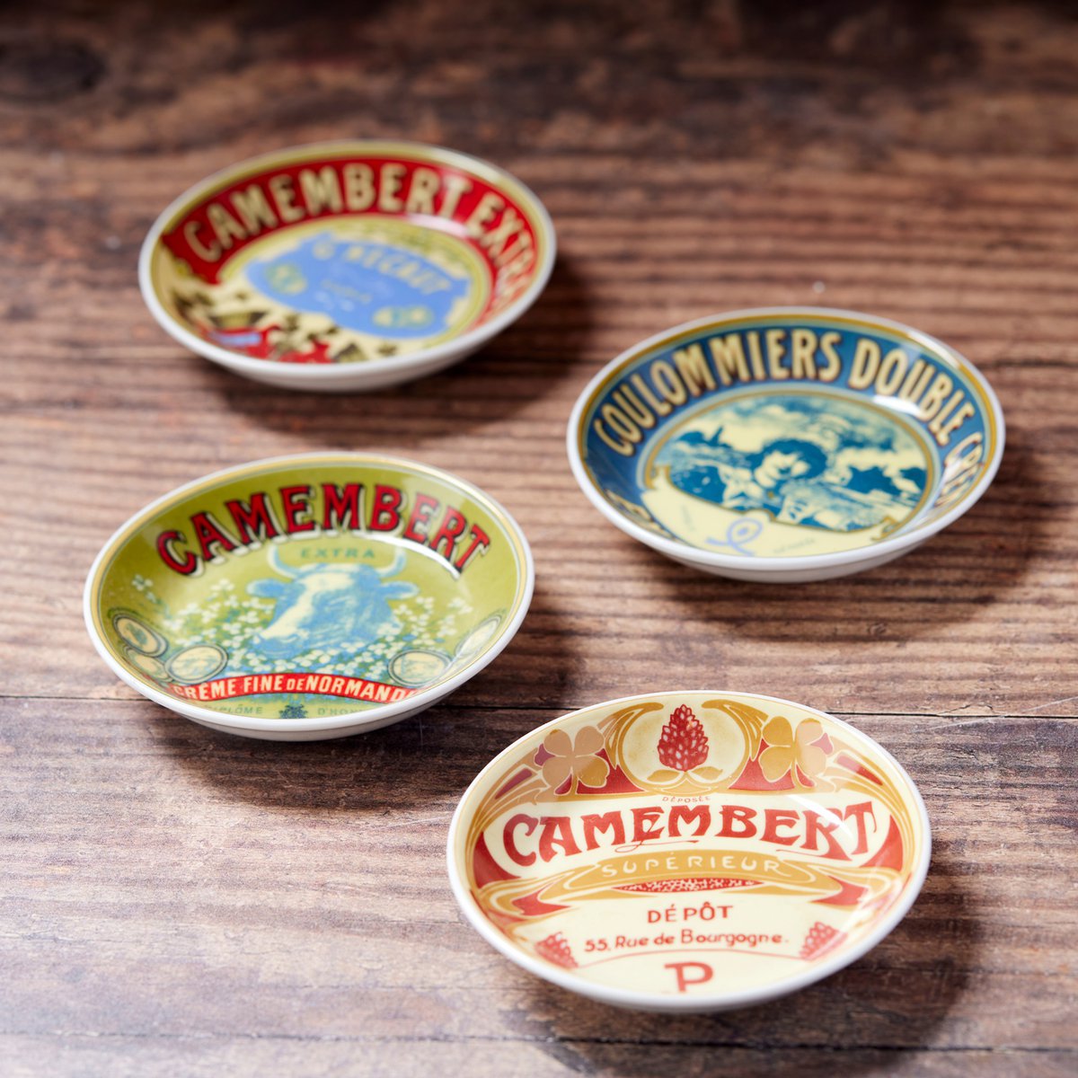Set van 4 Klassieke Camembert Chutney Schaaltjes