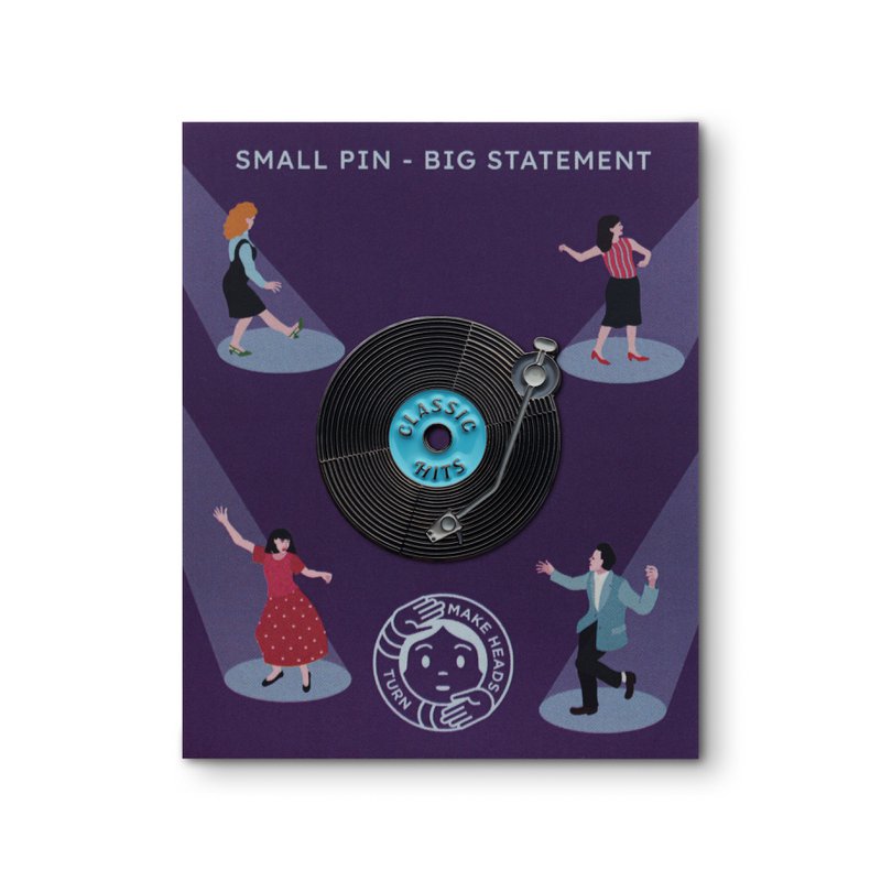 Pin di smalto "Vinyl"
