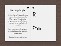 16cm Friendship Droplet - Phoenix