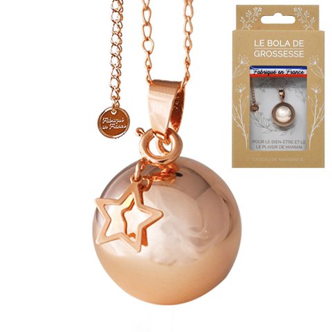 Maternity bola smooth pink gold **MADE IN France** smooth - MADELINE