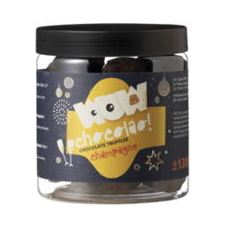 Champagner - Neujahrs-Schokoladentrüffel - Geschenkglas 130g