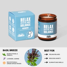 Gavelys – RELAX MOOD – Duftende håndlavet sojavoks