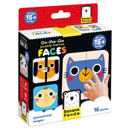 Casse-tête à emporter demi-visages