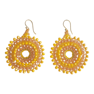 Ibiza earrings yellow