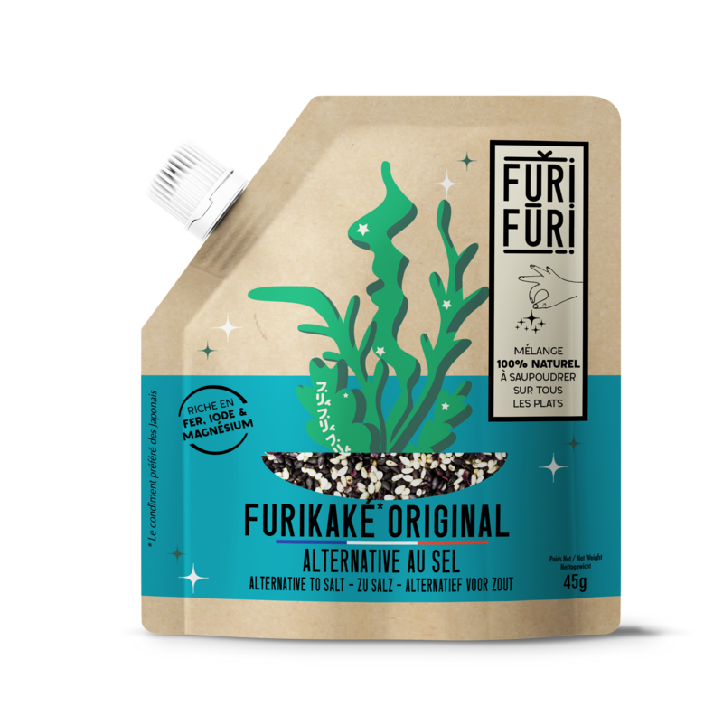Furikake Original - Krydderi sésame & alger - alternativ sel 45g