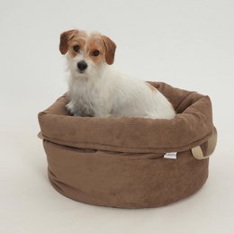 Hundekörbchen Shopper Little Basket Chelsea Cord toffee