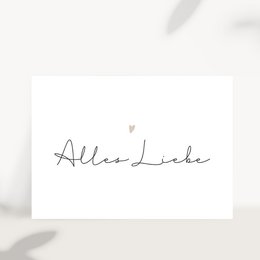  Postcard with handwritten text "All the best"