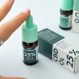Premium CBD oil 10% from organic hemp in Germany