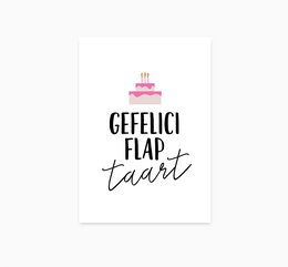 A6 Ansichtkaart || GefeliciflapTAART