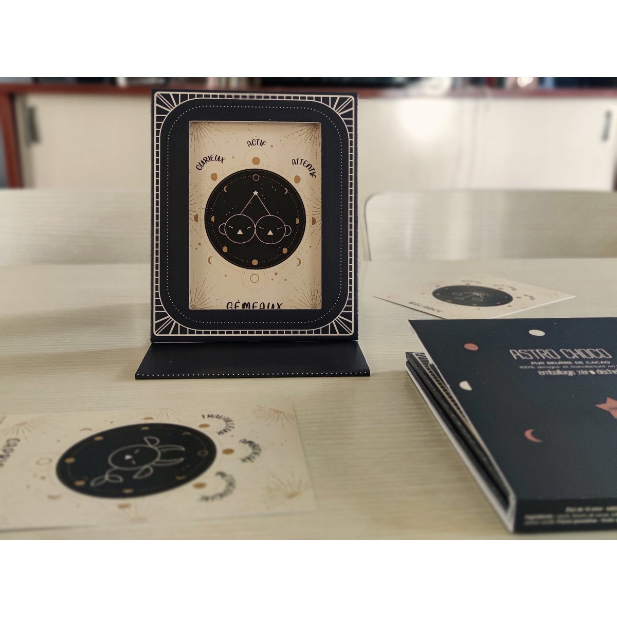 Astrologie etui 2 in 1 - dierenriemkaart + fotolijst