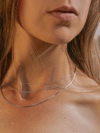 Ankerkette DELICATE Filigran 14k Weißgold