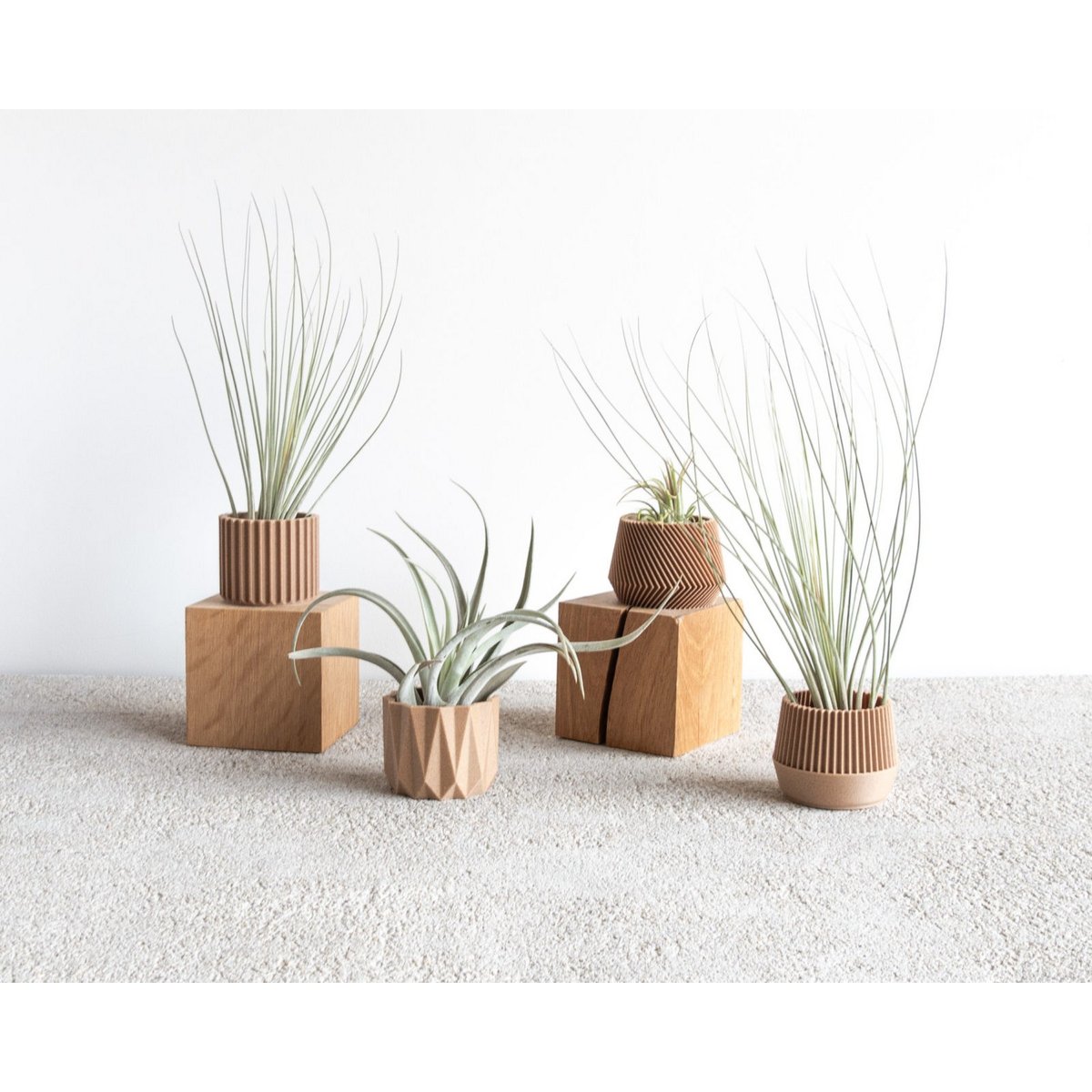 Set mit 4 Pflanzgefäßen – Oslo Origami Kobe Stockholm