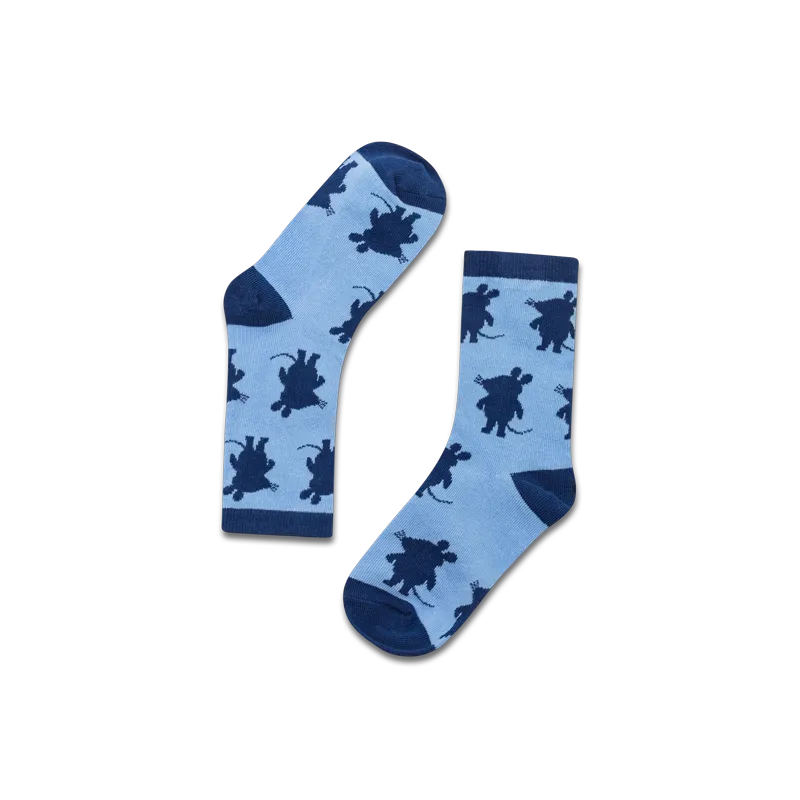 koaa – La Souris « Silhouette » – Chaussettes bleu/marine