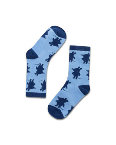 koaa – The Mouse “Silhouette” – Socks blue/navy