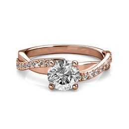 Eleanor Ring - Roségoud en Kristal