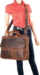 Arrigo Laptoptas 17 inch Cognac