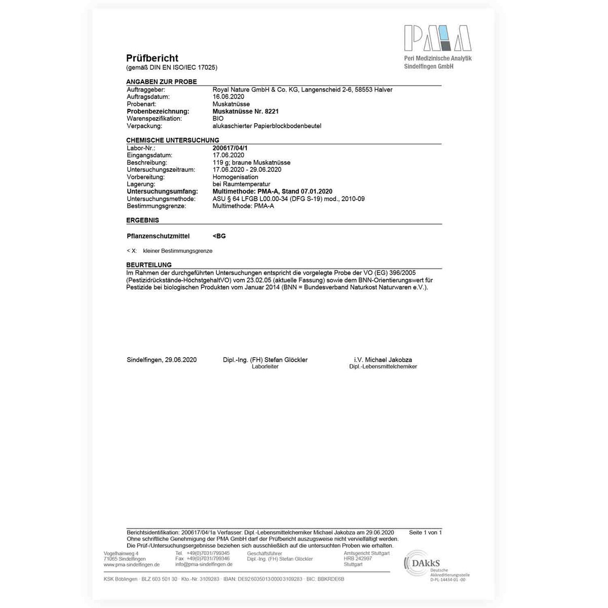 Hele nootmuskaat, BIO, 10 stuks
