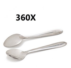 360 Basis roestvrijstalen koffie lepels