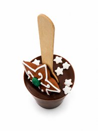 Melk Drinkchocolade Stick Kerstmis