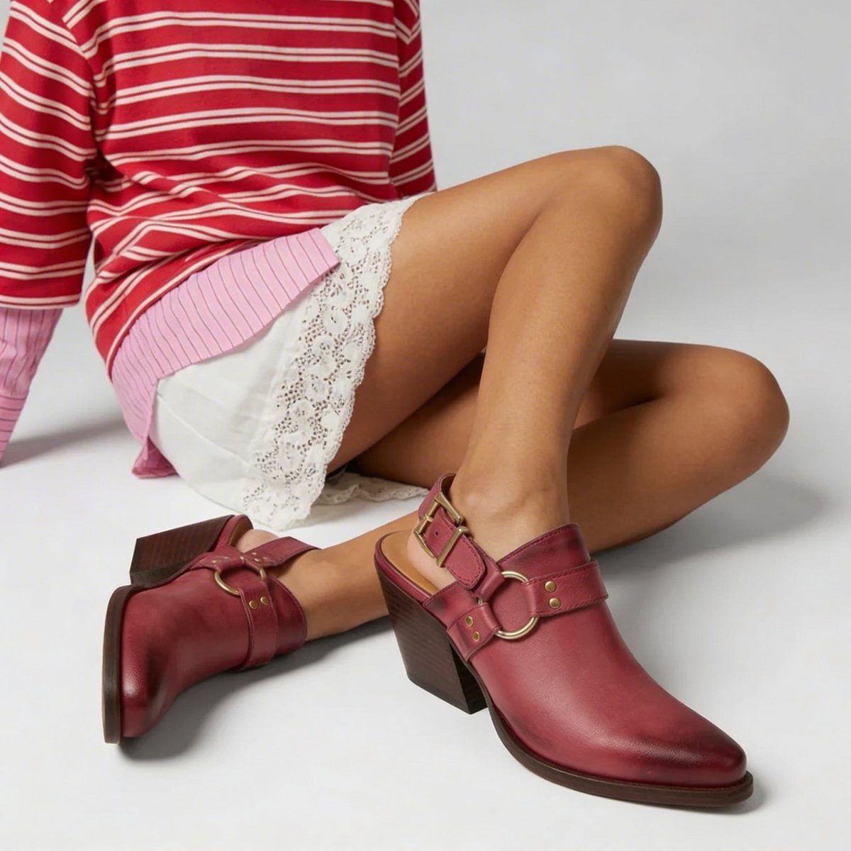 Deva Wild Rose Mules