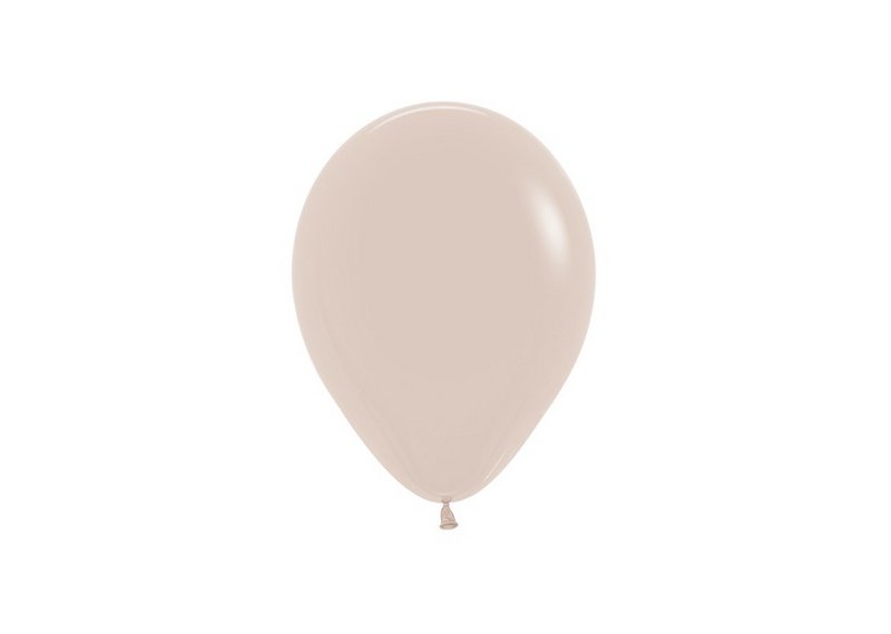 Weiße Sandballons MINI - Beutel 50 Stück