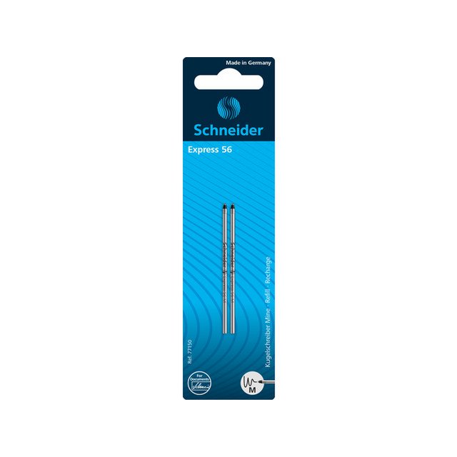 Refill Schneider Express 56 M black, blister of 2 pcs.