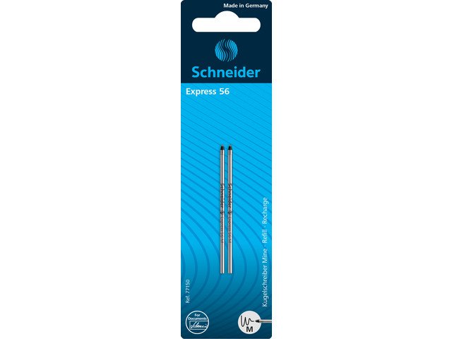 Refill Schneider Express 56 M black, blister of 2 pcs.