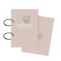 Save Bundle | Birth announcements | Elephant gray