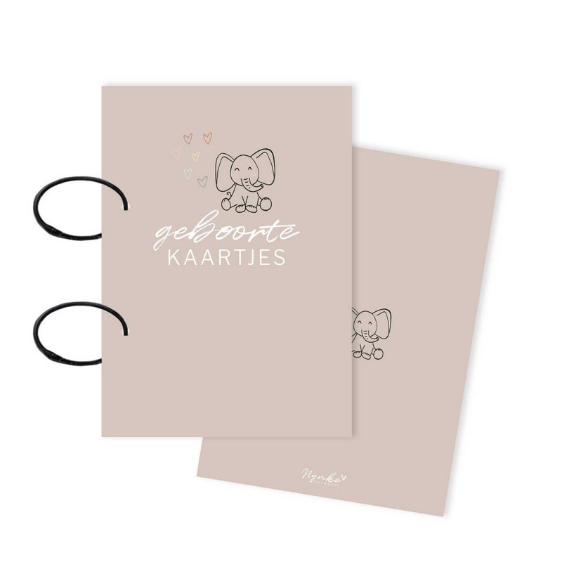 Save Bundle | Birth announcements | Elephant gray
