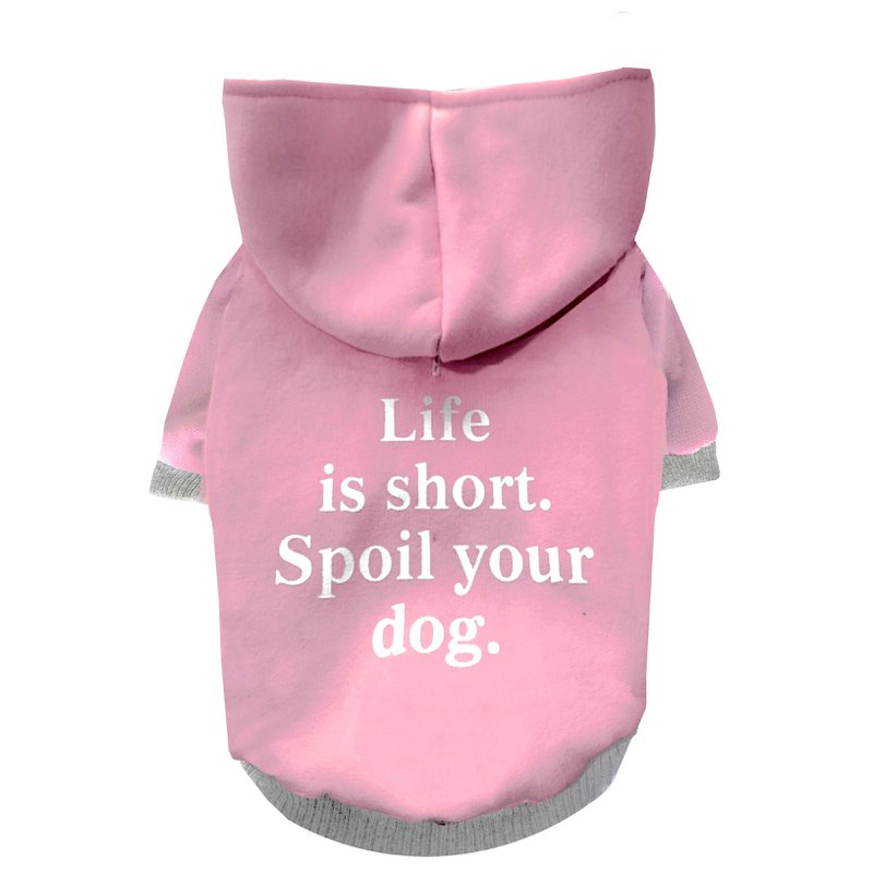 Alpha Dog Short Pink "Spoil Your Dog" Hoodie (5-Pc Set)