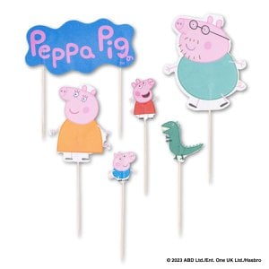 12 Dr. Oetker Peppa Pig Geburtstagskuchendekorationen
