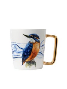 Mug Kingfisher gold