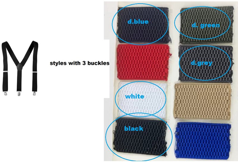 Bretelle, 90 cm, elastiche, nere
