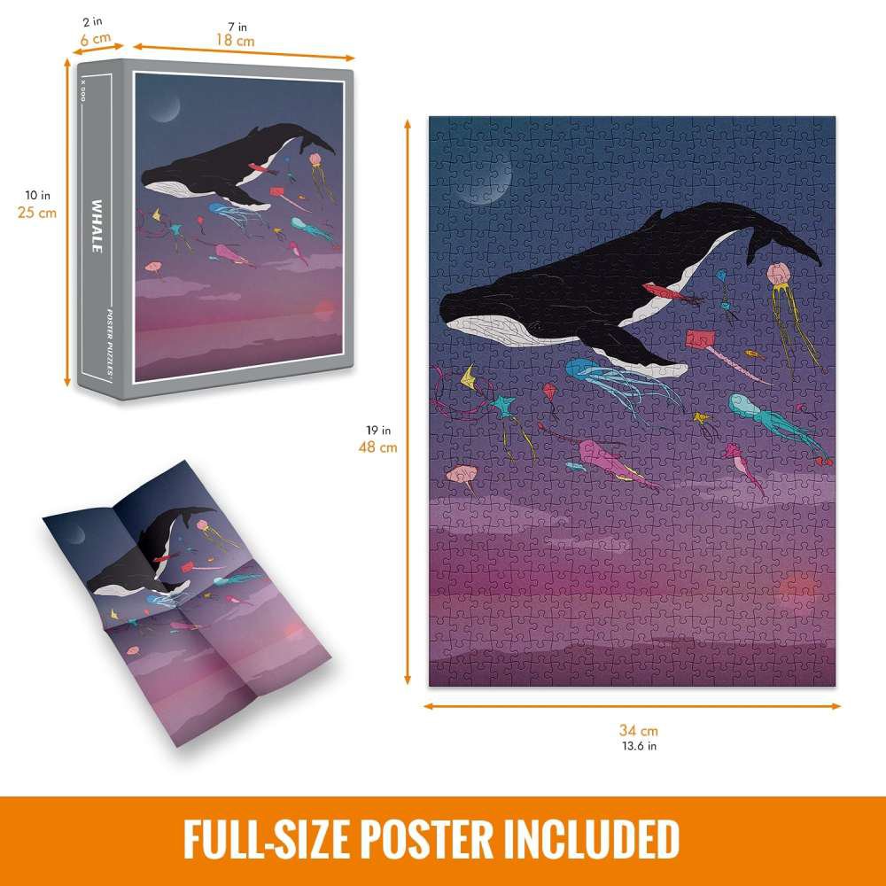 Walvis Legpuzzel (500 stukjes)