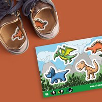 Dinosaurs - Shoe Stickers