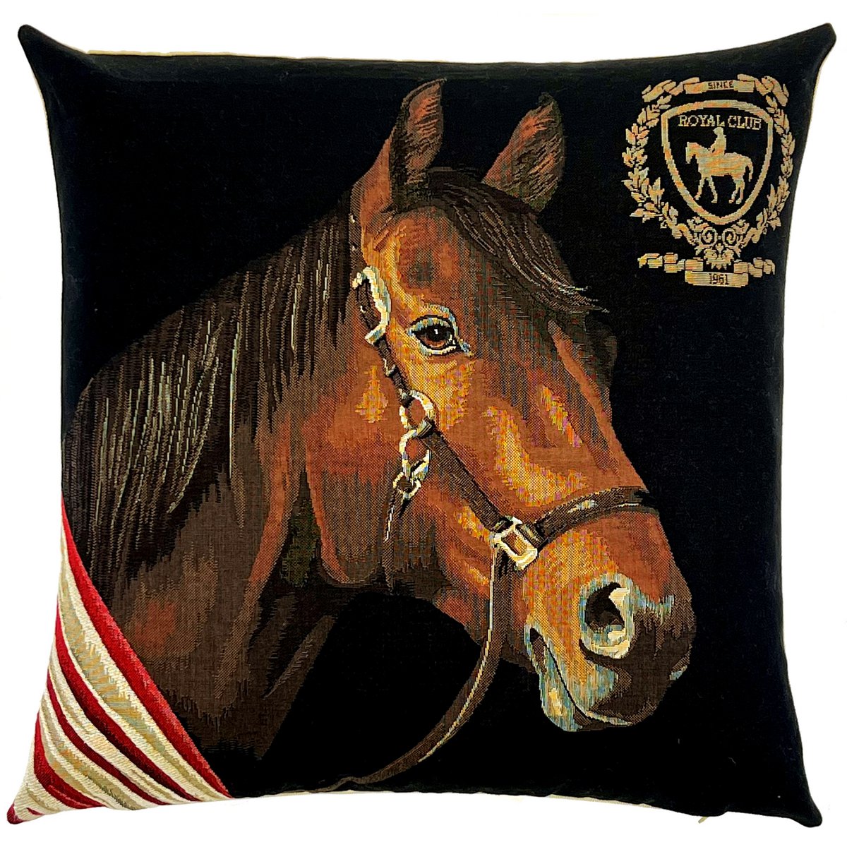 Pferd Wurfkissen - Pferd Geschenk - Gobelin-Kissen