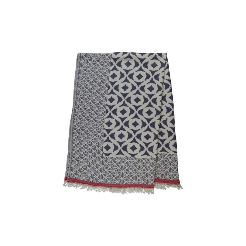 Jacquard Hamam Plaid 'May' 170x130 cm
