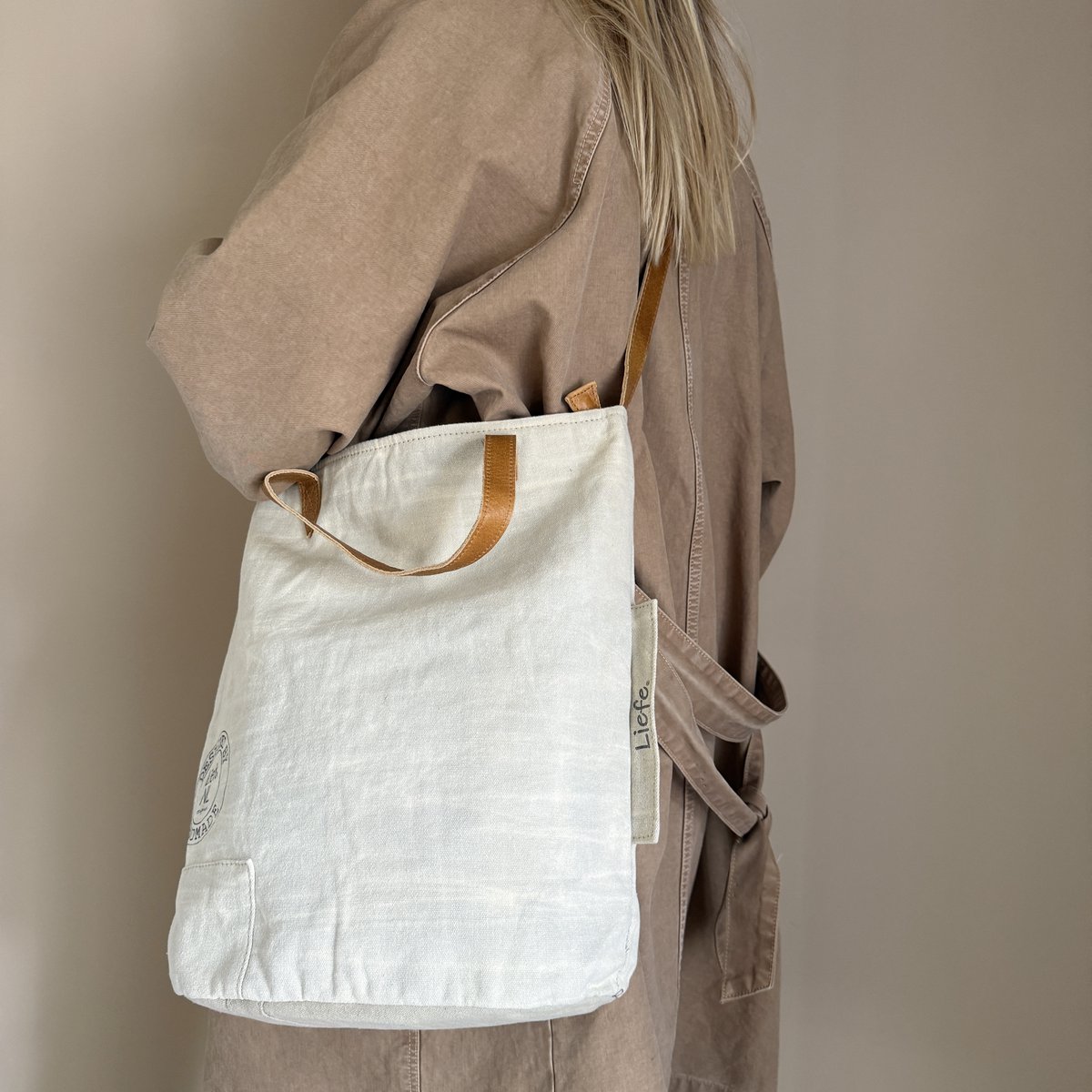 BucketBag (light canvas) - raw