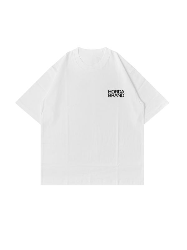 T-shirt "Vibes" Boxy Fit 100% Cotone Prodotta in Italia