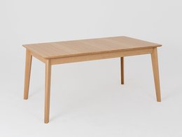 WOODYOU mesa de comedor 160x90 desplegable - roble sólido