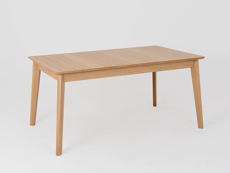 WOODYOU mesa de comedor 160x90 desplegable - roble sólido