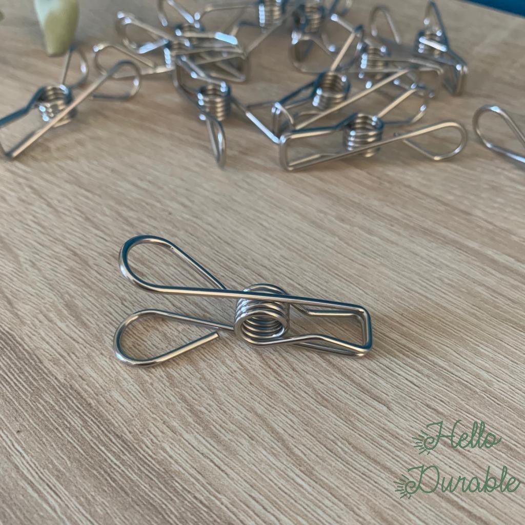 Stainless steel clothespin