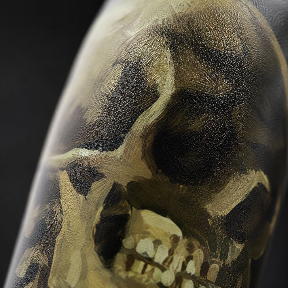 Botella de Izy Thermos - Calavera con un cigarrillo ardiente - Van Gogh 500ml para llevar botellas de agua aisladas