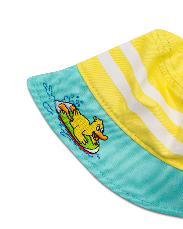 koaa – Die Maus "Beachboy" – Bucket Hat yellow/blue